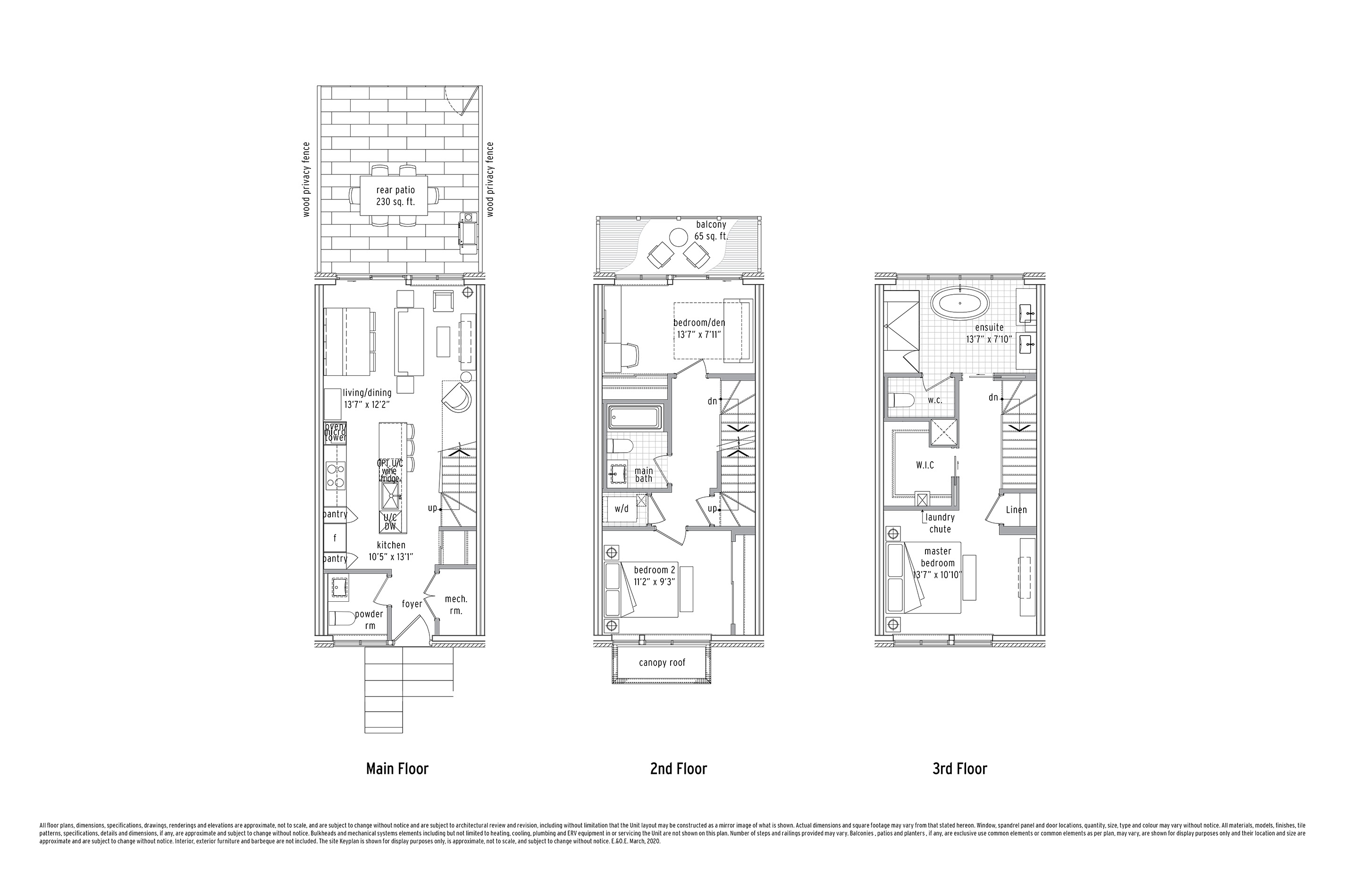 North Townhome 8 Floorplan